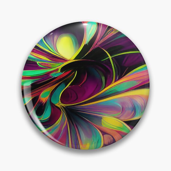 Item preview, Whimsical Bursts of Blue Yellow and Violet on a Midnight Black Sky designed and sold by deniselynnimage.