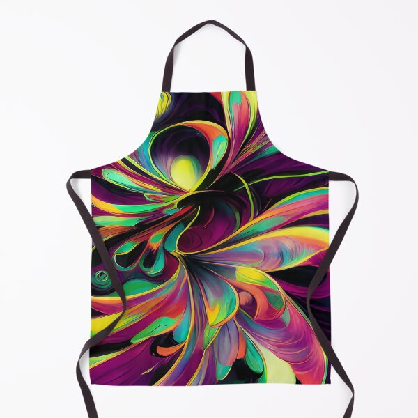 Item preview, Whimsical Bursts of Blue Yellow and Violet on a Midnight Black Sky designed and sold by deniselynnimage.