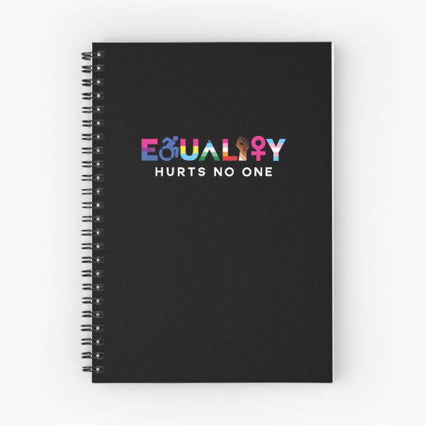 Item preview, Equality Hurts No One - Bi, Pan, MLM, WLW, Skintone Range; White Text designed and sold by Star Danny Baeson.