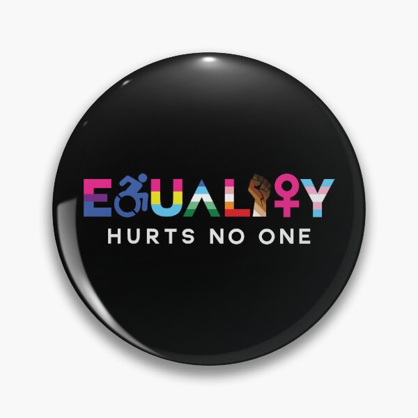 Item preview, Equality Hurts No One - Bi, Pan, MLM, WLW, Skintone Range; White Text designed and sold by Star Danny Baeson.