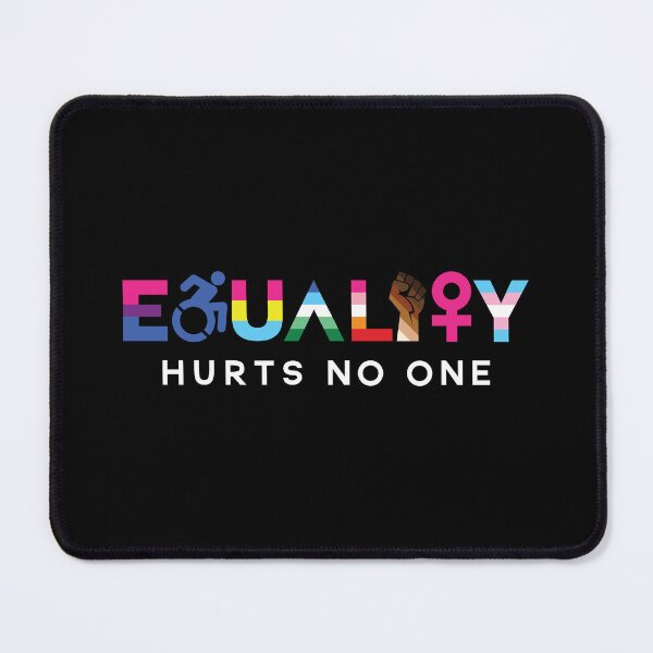 Item preview, Equality Hurts No One - Bi, Pan, MLM, WLW, Skintone Range; White Text designed and sold by Star Danny Baeson.