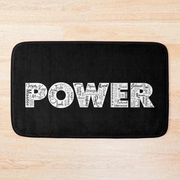 Item preview, Power in the name of Jesus - white designed and sold by SweetCreekFaith.
