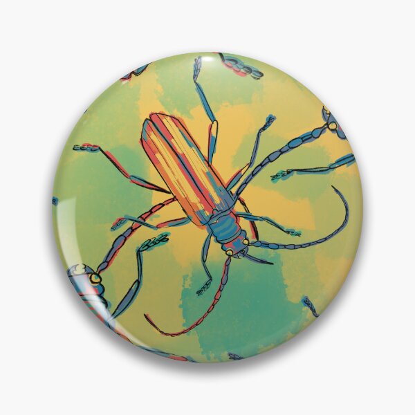 Item preview, multicolor longhorn beetles designed and sold by kobyakov.