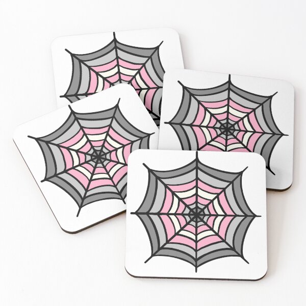 Item preview, Demigirl Pride Flag Spiderweb designed and sold by rabbitvampire .