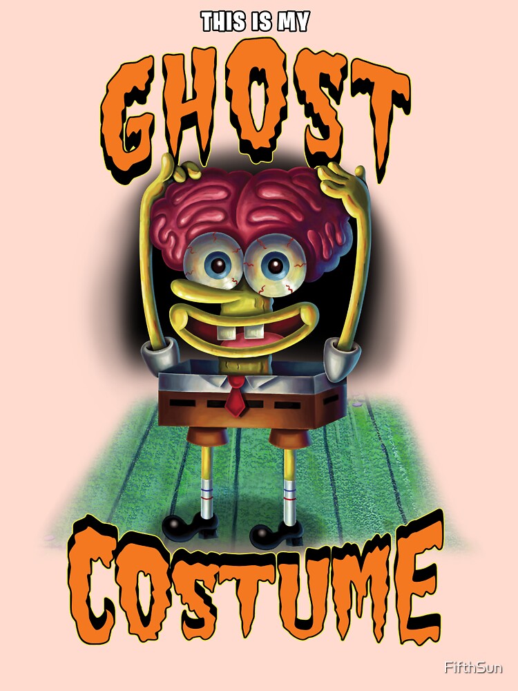 SpongeBob SquarePants Halloween This Is My Ghost Costume Pullover Hoodie  for Sale by FifthSun