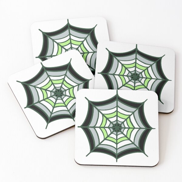 Item preview, Agender Pride Flag Spiderweb designed and sold by rabbitvampire .