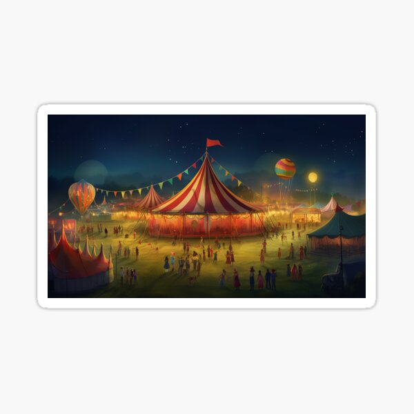 Item preview, Circus by NIght Jigsaw Puzzle designed and sold by Richard-Y.