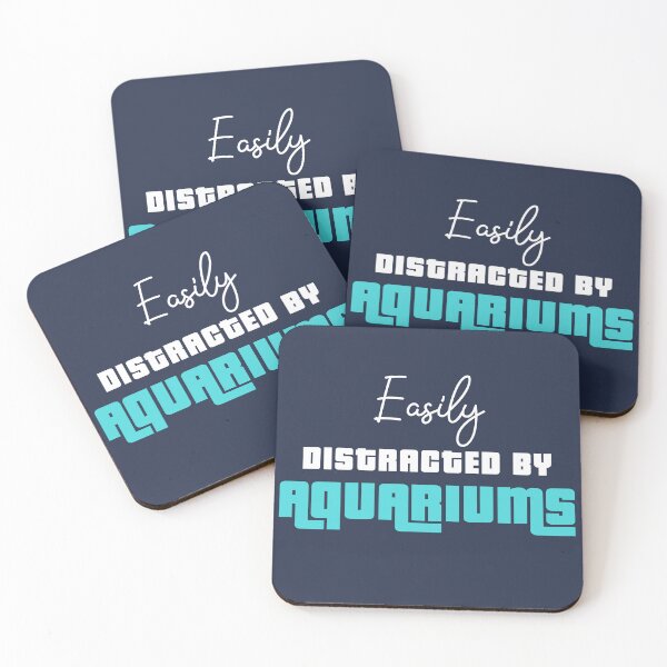 Item preview, Easily Distracted By Aquariums, Aquarium Lover Gift, Fishkeeper, Aquatic life, Aquarist, Fish Lover Gift designed and sold by Yapaho ✔.