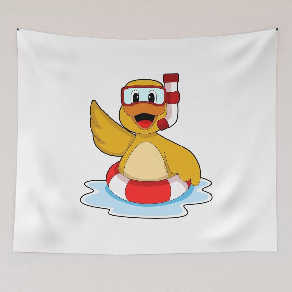 Item preview, Duck Swimming Lifebuoy designed and sold by Snabdesign84.