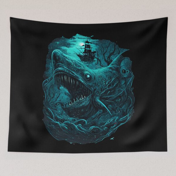 Item preview, Deep Sea Shark (Horror Design) designed and sold by DankMatter69420.
