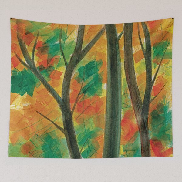 Item preview, Autumn Tree Trio designed and sold by Alexandria Levin.