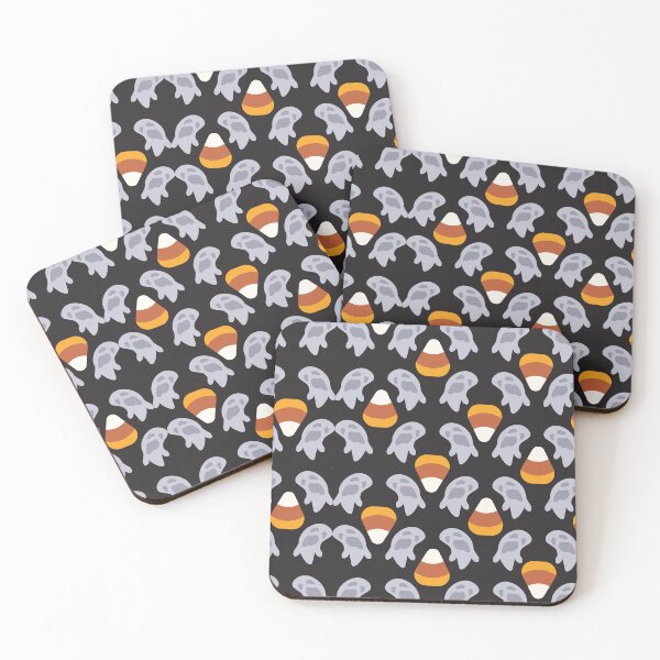 Item preview, Candy Corn & Ghost Halloween Pattern designed and sold by Krystian Stafford.
