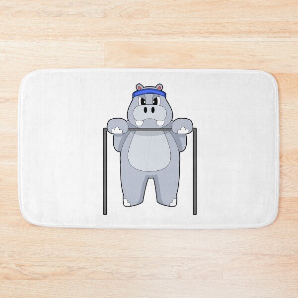 Item preview, Hippo Bodybuilder Pull ups Bodybuilding designed and sold by Snabdesign84.