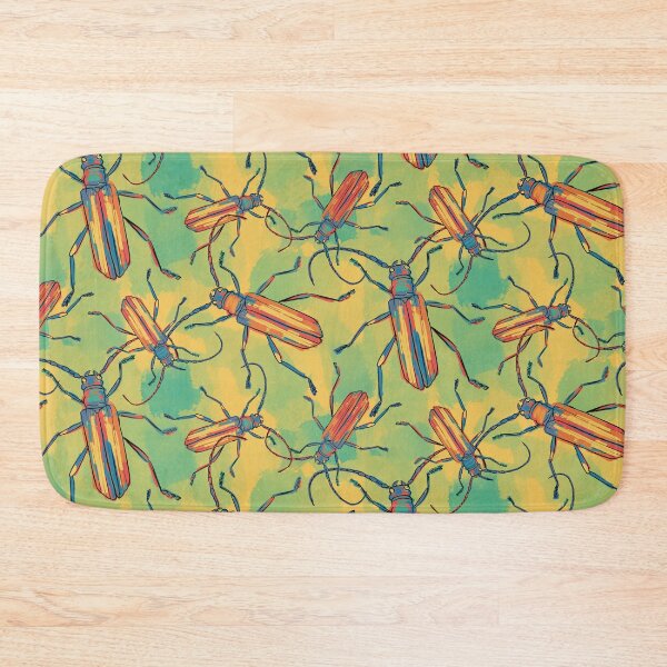 Item preview, multicolor longhorn beetles designed and sold by kobyakov.