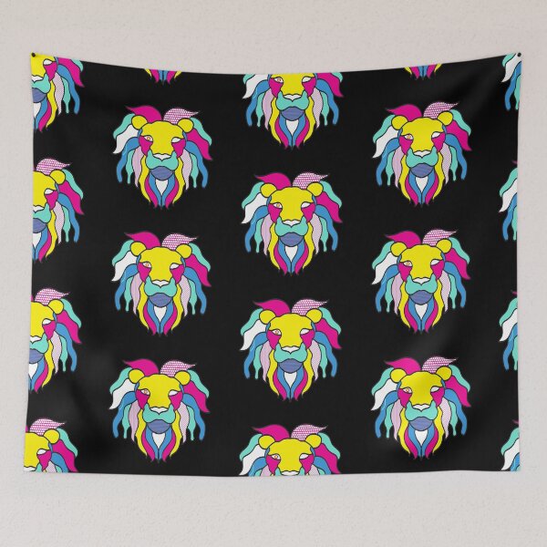 Item preview, Trippy Yellow Lion designed and sold by spyduckz.
