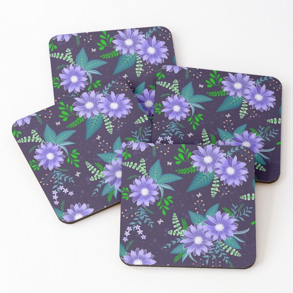 Item preview, Daisy Floral - Purple designed and sold by JaselviiStudio.