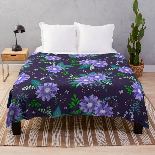 Item preview, Daisy Floral - Purple designed and sold by JaselviiStudio.
