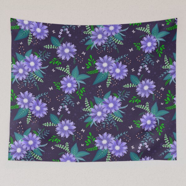 Item preview, Daisy Floral - Purple designed and sold by JaselviiStudio.