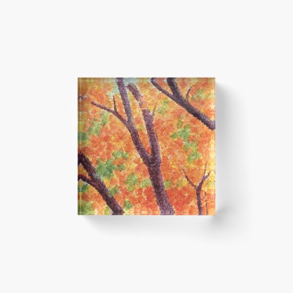 Item preview, Crystallized Orange Leaves designed and sold by Alexandria Levin.