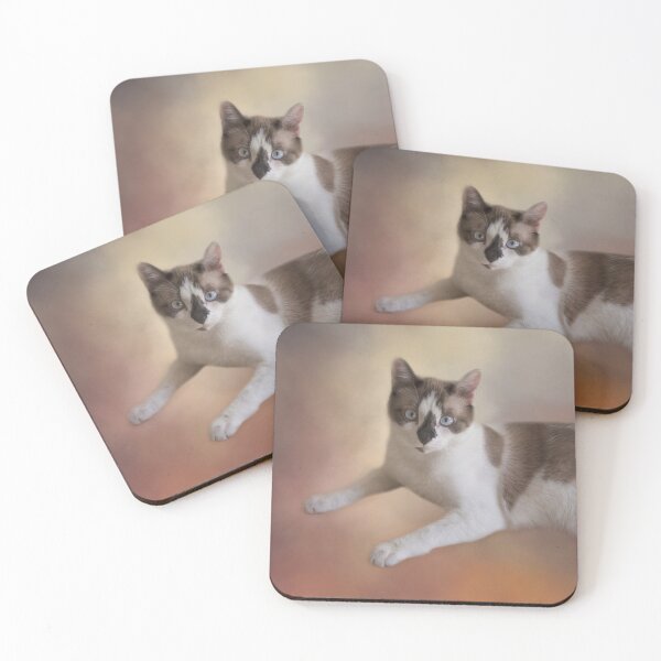 Item preview, Dreamy Snowshoe Cat designed and sold by Elisabeth Lucas.