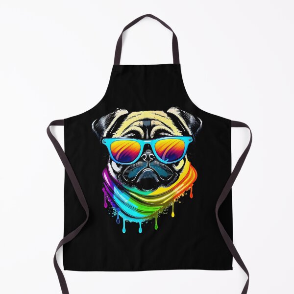 Item preview, Colorful Kawaii Gangsta Pug designed and sold by Leonardo Palumbo.