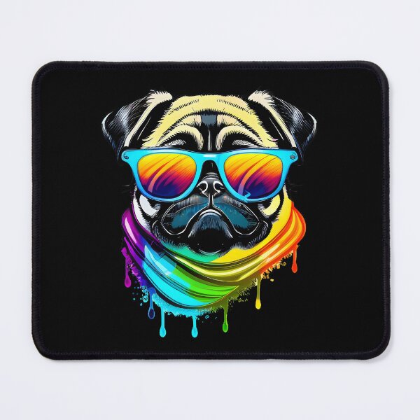 Item preview, Colorful Kawaii Gangsta Pug designed and sold by Leonardo Palumbo.