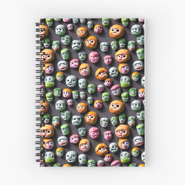 Item preview, Tiny Halloween Monster Faces - Seamless Pattern designed and sold by Chubuter.