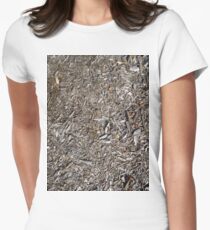 Surfaces, woody, mulch, broken, sticks, ground Women's Fitted T-Shirt