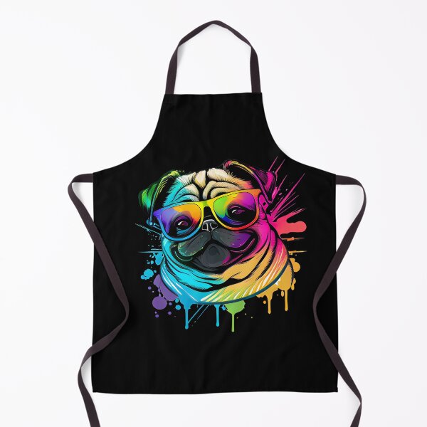 Item preview, Colorful Kawaii Gangsta Pug designed and sold by Leonardo Palumbo.