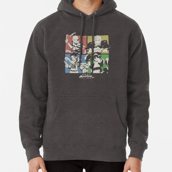 Avatar: The Last Airbender Four Square Group Poster Pullover Hoodie