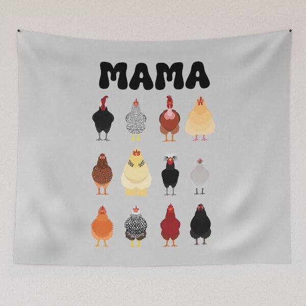 Item preview, Retro Chicken Mama Gift, Chicken Farmer Chicken Lover designed and sold by BronikowskiART.