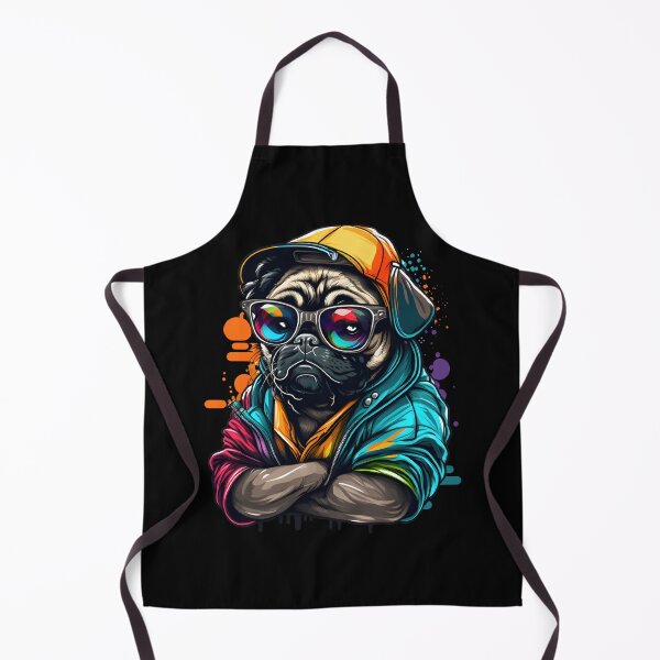 Item preview, Colorful Kawaii Gangsta Pug designed and sold by Leonardo Palumbo.