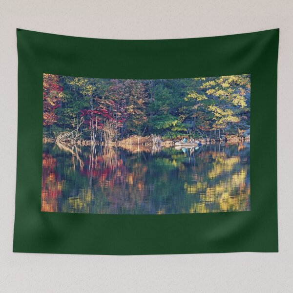 Item preview, Fall Fishing On Moon River designed and sold by Deb Oppermann.