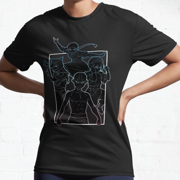 Item preview, Avatar: The Last Airbender Neon Outline Team Avatar Poster designed and sold by FifthSun.