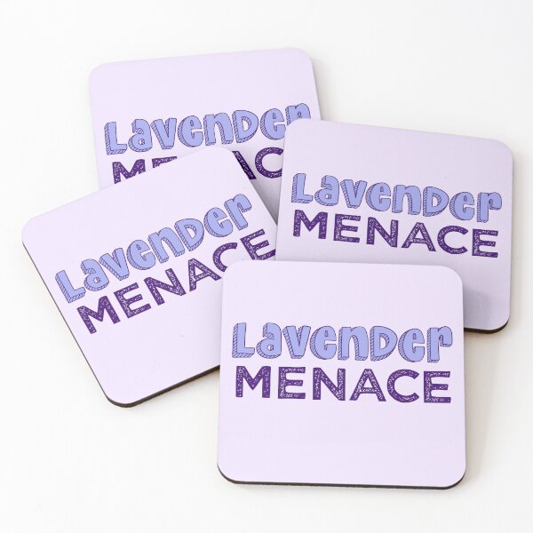 Item preview, Lavender Menace: lesbian LGBTQ+ feminist pride positive designed and sold by incurablehippie.