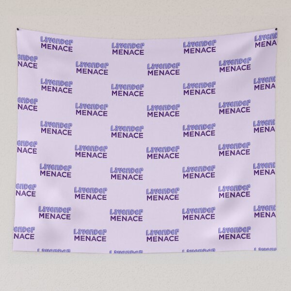 Item preview, Lavender Menace: lesbian LGBTQ+ feminist pride positive designed and sold by incurablehippie.