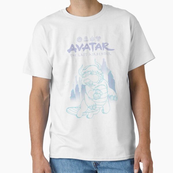 Vista previa del artículo con la obra «Avatar: El último arte de línea de Airbender Appa», diseñado y vendido por FifthSun.