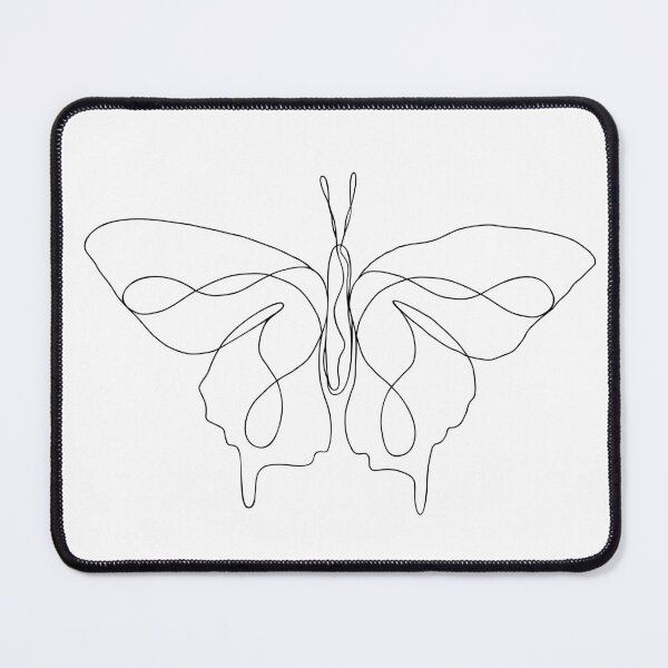 Item preview, Butterfly Single Line Art designed and sold by RachelFCreative.
