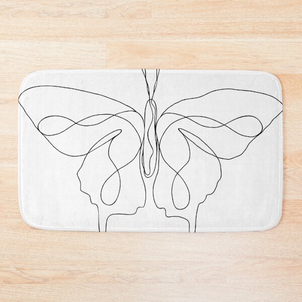 Item preview, Butterfly Single Line Art designed and sold by RachelFCreative.