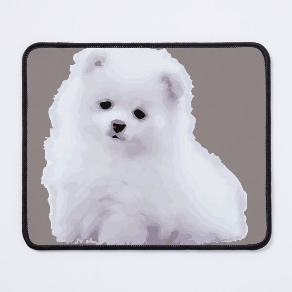 Item preview, Poodle Branco designed and sold by GirlaineSQ.