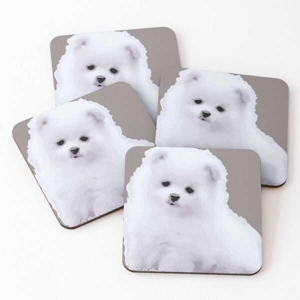 Item preview, Poodle Branco designed and sold by GirlaineSQ.