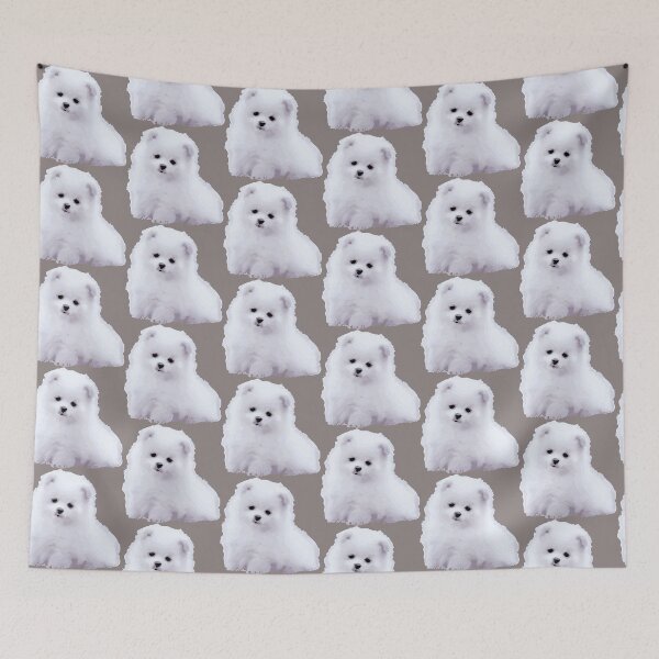 Item preview, Poodle Branco designed and sold by GirlaineSQ.