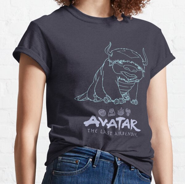 Avatar: The Last Airbender Appa Line Art Logo Classic T-Shirt