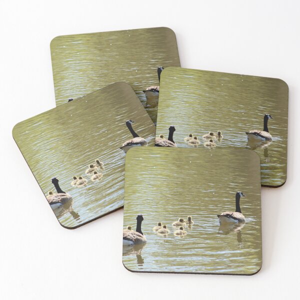 Item preview, Family Swim: Family of Canadian Geese out on Lake designed and sold by CommandoCrane.