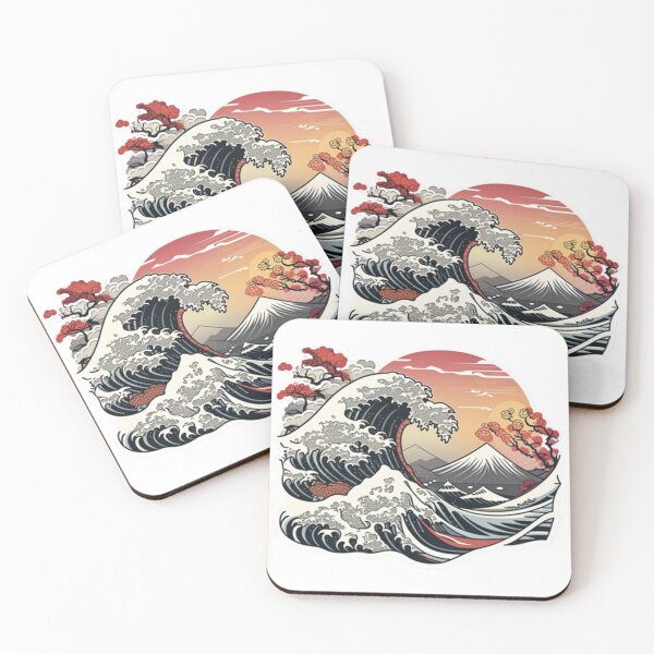 Item preview, retro vintage japanese wave stickers 2 designed and sold by Prototyp.