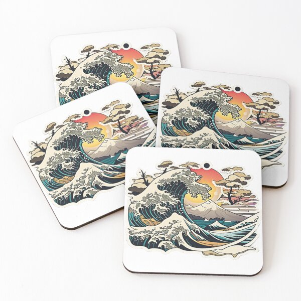 Item preview, retro vintage japanese wave stickers 1 designed and sold by Prototyp.