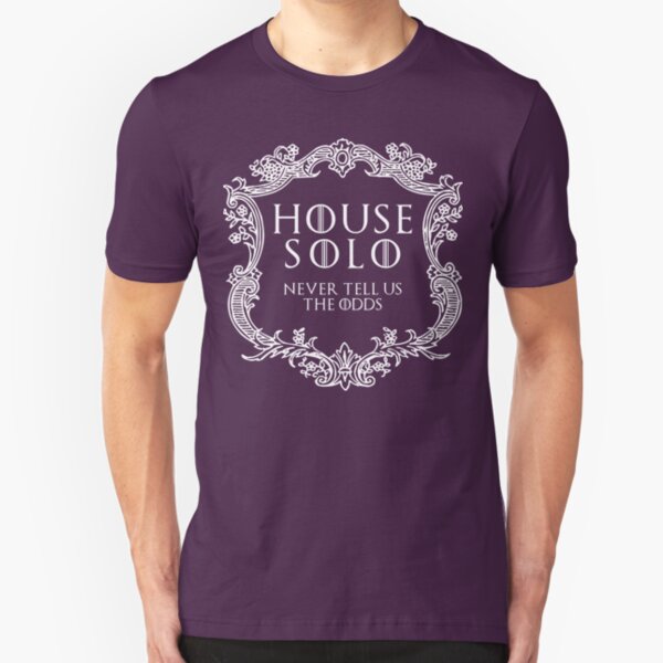 House Solo (white text) Slim Fit T-Shirt