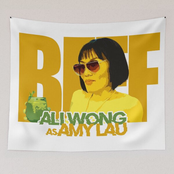 Item preview, beef netflix series Ali Wong as Amy Lau themed graphic design by ironpalette designed and sold by ironpalette.
