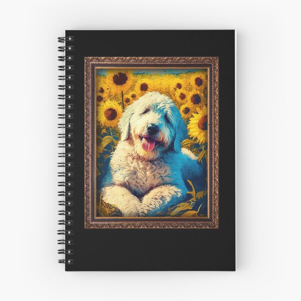 Item preview, Pyredoodle Sunflower Painting Adorable Dog designed and sold by rafaeltto.