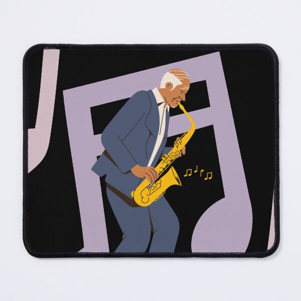 Item preview, old man playing his saxophone designed and sold by betebanged.